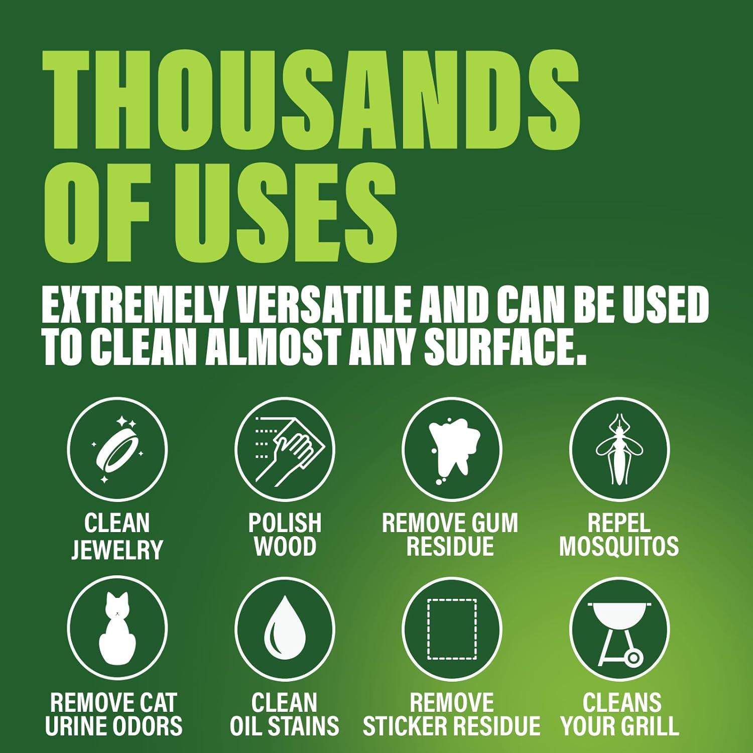imageGreen Gobbler Cold Pressed Concentrated Orange Oil for Home and Outdoor MultiPurpose Cleaning Hundreds of Uses 32 oz With Spray Bottle Included