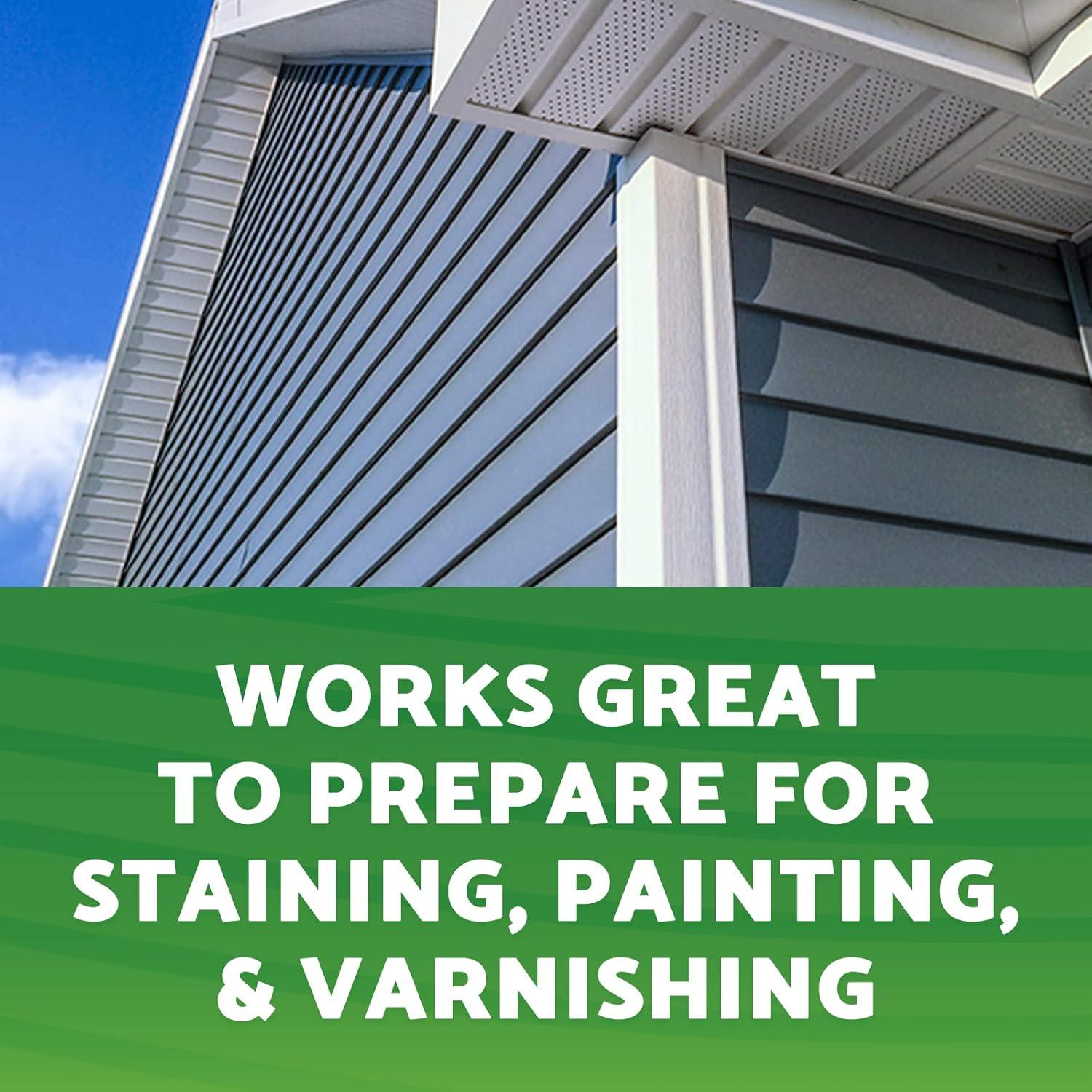 imageGreen Gobbler Outdoor Cleaner Concentrate  Mold ampamp Mildew Stain Remover  Safe for Siding Brick Concrete Wood ampamp More  PhosphateFree Low Salt Formula Safe Near Plants 1 Gallon  2 Pack