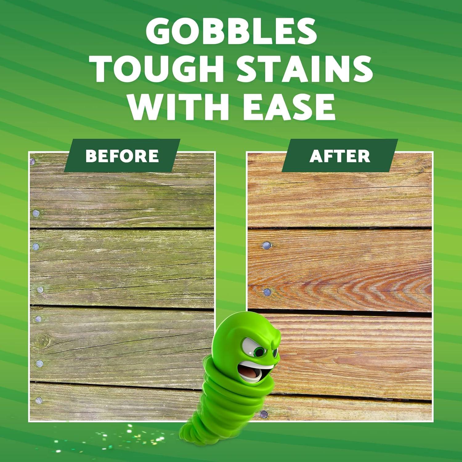 imageGreen Gobbler Outdoor Cleaner Concentrate  Mold ampamp Mildew Stain Remover  Safe for Siding Brick Concrete Wood ampamp More  PhosphateFree Low Salt Formula Safe Near Plants 1 Gallon  2 Pack