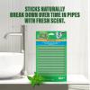 imageGreen Gobbler Drain Cleaner ampamp Deodorizer FRESH SCENT Sticks for Toilet Tanks Sinks Bathtub Drains Washing Machine Drains and Garbage Disposals  24 Pieces12 Pac
