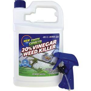 imageGreen Gobbler 20 Vinegar Weed ampamp Grass Killer  Natural ampamp Organic  Concentrated  1 Gallon Spray  Glyphosate Free Herbicide1 Gallon With Trigger