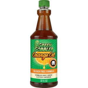 imageGreen Gobbler AllNatural Cold Pressed Concentrated Orange Oil for Home and Outdoor MultiPurpose Cleaning Hundreds of Uses 32 oz