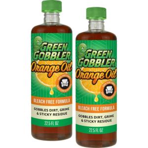 imageGreen Gobbler Cold Pressed Orange Oil Concentrate  225 oz DLimonene MultiPurpose Home and Outdoor Cleaner 2 PACK225 Fl Oz Pack of 2