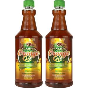imageGreen Gobbler Cold Pressed Orange Oil Concentrate  225 oz DLimonene MultiPurpose Home and Outdoor Cleaner 2 PACK32 Fl Oz Pack of 2