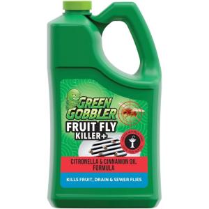 imageGreen Gobbler Fruit Fly Goodbye Gel Drain Treatment  Killer Flies ampamp Eliminator 1 Gallon1 Gallon
