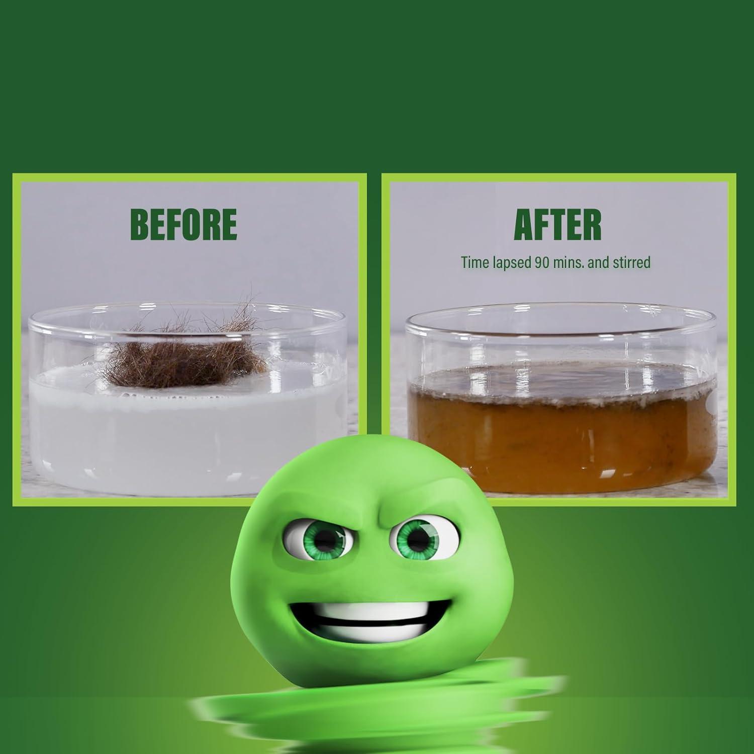 imageGreen Gobbler Drain Clog Remover ampamp Drain Cleaner Powder 5 Pacs ampamp 5 Tools