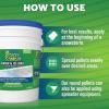 imageGreen Gobbler 93 Pure Calcium Chloride Snow ampamp Ice Melt Pellets  Effective at 40  15 lb Pail  Concrete Safe Ice Melt