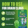 imageGreen Gobbler Drain Clog Remover ampamp Drain Cleaner Powder 5 Pacs ampamp 5 Tools