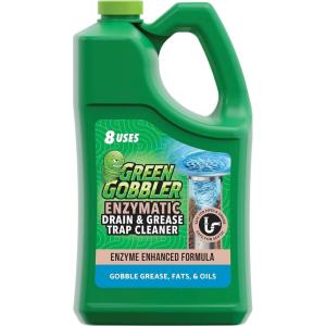 imageGreen Gobbler Enzyme Drain Cleaner  Controls Foul Odors ampamp Breaks Down Grease Paper Fat ampamp Oil in Sewer Lines Septic Tanks ampamp Grease Traps  1 Gallon1 Gallon