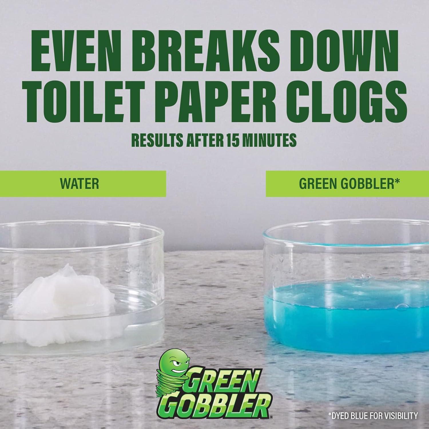imageGreen Gobbler Liquid Hair Drain Clog Remover  For Toilets Sinks Tubs ampamp Fresh Scent Drain Sticks  12 Pack  Drain Cleaner ampamp Deodorizer