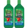 imageGreen Gobbler Liquid Toilet Plunger  Clog Remover  Safe for Toilets and Septic  2 Pack12 Fl Oz Pack of 2