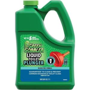 imageGreen Gobbler Liquid Toilet Plunger  Clog Remover  Safe for Toilets and Septic  2 Pack60 Fl Oz Pack of 1